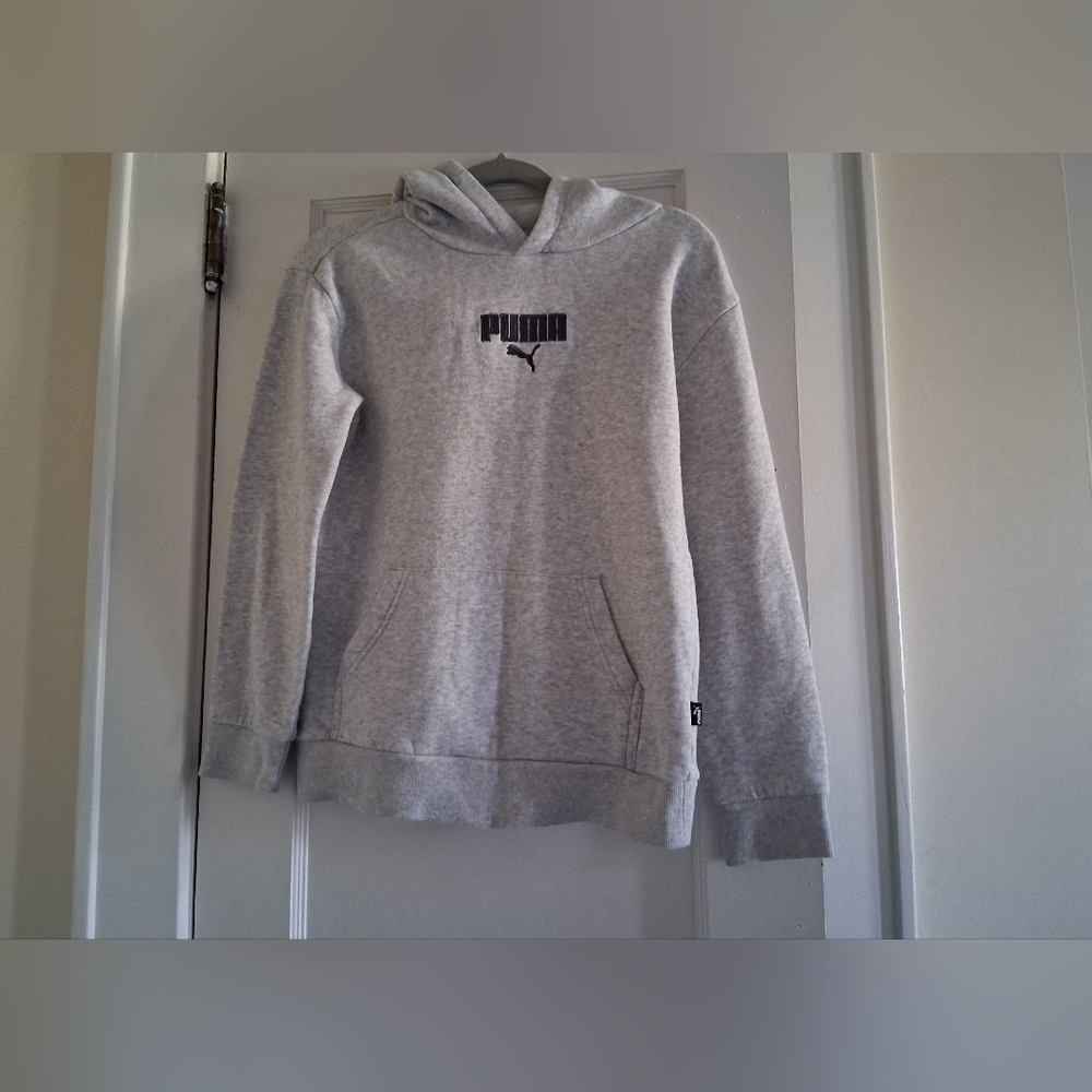 Puma Heather Gray Pullover Hoodie